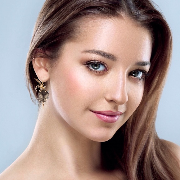 ALEXIS BITTAR • Crystal Pearl Hornet Earrings - Picture 2 of 8